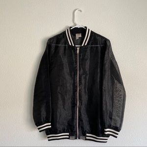 Forever 21 sheer black jacket